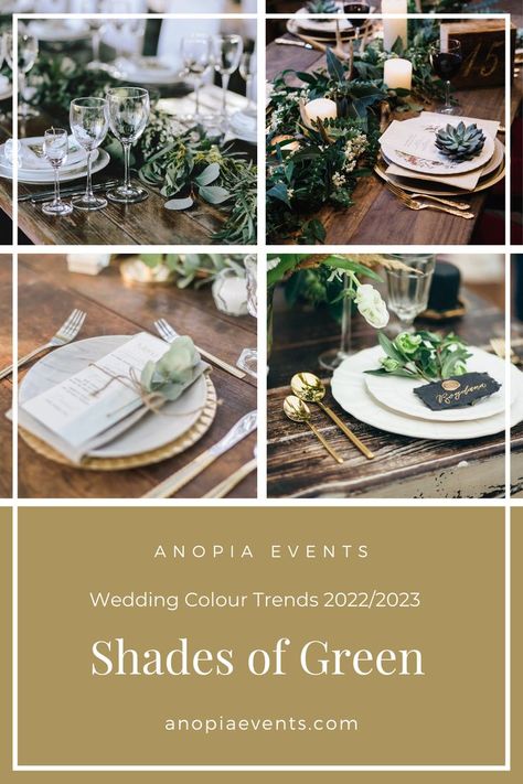 Shades of Green wedding decor inspiration Top Wedding Colors, Pastel Pink Weddings, Colour Trend, Wedding Color Trends, Sage Green Bridesmaid Dress, White Wedding Theme, White Bridesmaid, Wedding Colour, White Bridesmaid Dresses