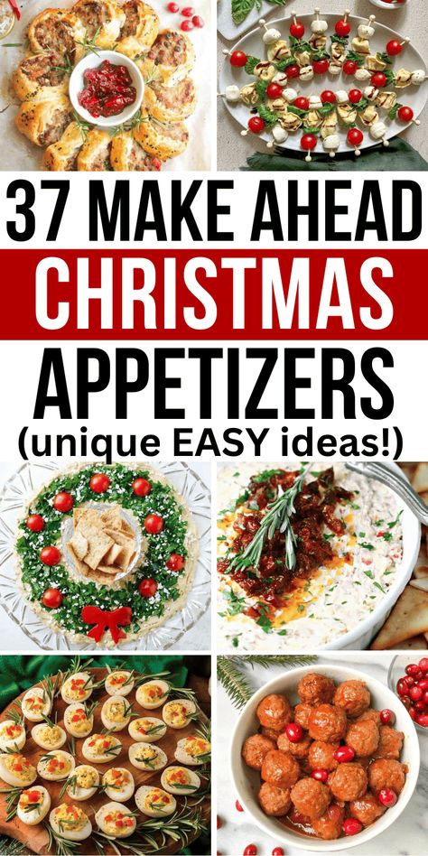 Vegetarian Christmas Appetizers, Appetizers For Christmas, Christmas Party Appetizers, Christmas Eve Appetizers, Easy Christmas Appetizers, Xmas Appetizers, Make Ahead Christmas Appetizers, Christmas Appetizers Easy, Vegetarian Christmas