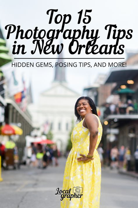 New Orleans, often referred to as the “Big Easy”, is a city filled with vibrant culture, rich history, and a unique blend of architectural styles. From the lively streets of the French Quarter to the majestic oak-lined avenues of Uptown, this city offers a wealth of photographic opportunities. In this article, we’ll delve into photography in New Orleans as we explore hidden photo spots, suggest the best poses for capturing the essence of the city, provide equipment recommendations, and ... New Orleans Portraits, New Orleans Instagram Pictures, New Orleans Photoshoot, Orleans France, Best Poses, Hidden Photos, The French Quarter, Architectural Styles, Big Easy