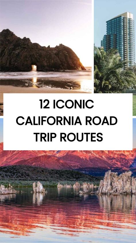 Check these 12 Iconic California Road Trip Routes. Heading out on a road trip is one of the best ways to see what California has to offer. From the breezy coastlines to the rugged mountains, you will love these iconic road trips in California. Ultimate California Road Trip, Ca Road Trip, West Coast Road Trip Itinerary, California Places To Visit, Big Sur Coastline, Rugged Mountains, West Coast Travel, California Road Trip, Visit San Francisco