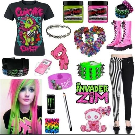 Scenecore Fashion 2000s, Emo Scene Aesthetic Outfits, Cute Emo Outfits 2000s, 2010 Scene Fashion, Scene 2000s Outfits, Scene Girl Outfits 2000s, Scene Clothing Ideas, 2000s Scene Outfits, Scene Kid Outfits 2000s