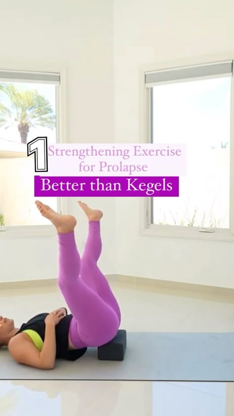 Exercise For Prolapse Uterus, Prolapse Exercises, Pelvic Floor Strengthening, Pelvic Exercises, Amazing Workouts, Fitness Bodies, Pelvic Floor Muscle Exercise, Uterine Prolapse, Pelvic Floor Therapy