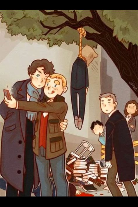 Johnlock Fanart, John Lock, Sherlock Art, Sherlock Holmes 3, Benedict And Martin, Mrs Hudson, Sherlock Holmes Bbc, Sherlock 3, Sherlock Fanart