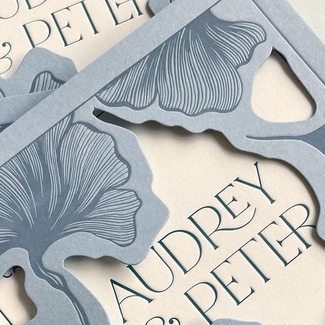 Lotus Wedding Invitation, Die Cut Wedding Invitations, Letterpress Save The Date, Die Cut Packaging, การออกแบบ Ui Ux, Die Cut Business Cards, Die Cut Invitations, Wedding Stationary Design, Invitation Design Inspiration