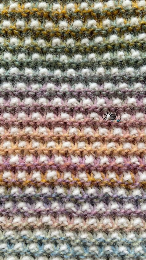 Garter Slip Stitch ~ Knitting Pattern – zNooi cRaft cOrner 2 Color Knitting Patterns, Knit Linen Stitch, Knit Stitch Patterns Texture, Garter Slip, Textured Knitting, Slip Stitch Knitting, Stitch Knitting Pattern, Knitting Things, Garter Stitch Knitting