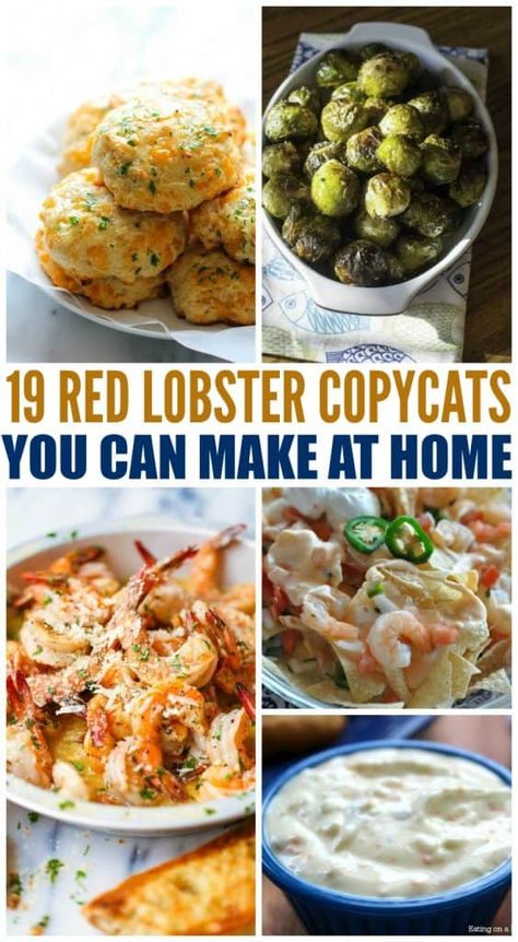 19 Red Lobster Copycats You Can Make At Home Copycat Food, Restaurant Recipes Famous, Lobster Dishes, Copy Cats, Lobster Recipes, Copykat Recipes, Copycat Restaurant Recipes, Red Lobster, Cat Recipes