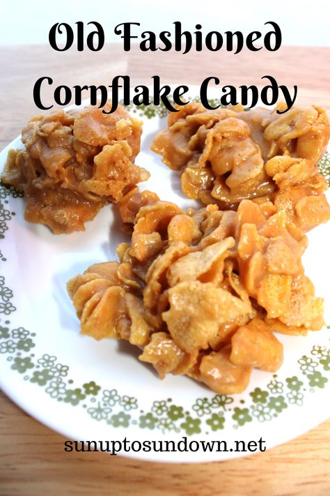 Today we’re sharing a recipe for Old Fashioned Cornflake Candy. This easy and delicious candy is sweet, crunchy and peanut buttery. #Old Fashioned Cornflake Candy #Cornflake Candy Recipe #Easy Christmas Candy #Easy Holiday Treats #Inexpensive Christmas Candy #Cornflake Candy Peanut Butter #Cornflake Candy Easy #Cornflake Candy Wreaths #Old Fashioned Cornflake Candy #Old Fashioned Cornflake Cookies Cornflake Candy Peanut Butter, Cornflake Candy Recipe, Corn Flake Candy Recipe, Corn Flake Candy, Butterfinger Fudge Recipe, Cornflake Candy, Butterfinger Fudge, Cornflake Wreaths, Cornflake Cookies Recipe