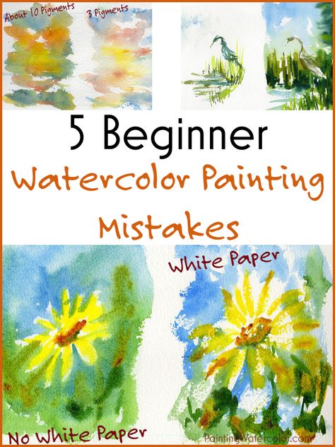 Beginner Watercolor Painting, Youtube Painting, Beginner Watercolor, Paintings Tutorials, Artist Watercolor, Watercolor Beginner, Watercolor Flowers Tutorial, Painting Video, Learn Watercolor