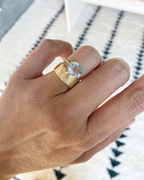 JP OVAL AQUAMARINE RING | Jane Pope Jewelry Oval Aquamarine Ring, Twig Ring, Future Engagement Rings, Dream Engagement, Dream Engagement Rings, Aquamarine Ring, Jewelry Lookbook, Aquamarine Rings, Put A Ring On It