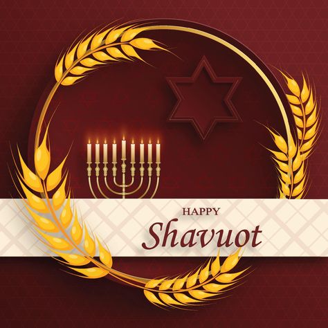 Happy Shavuot card with nice and creative jewish symbols Jewish Symbols, The Happy, Vector Art, Vector Free, This Is Us, Royalty Free, Clip Art, Embroidery, Art