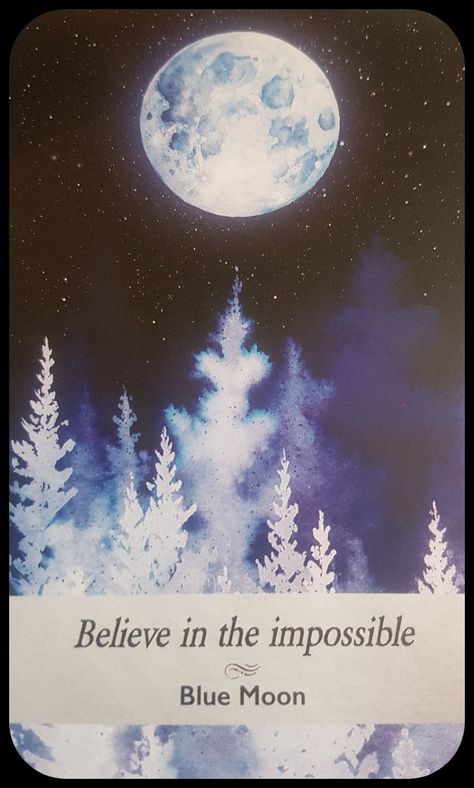 Moonology Oracle ~Yasmin Boland ⭐Believe in the Impossible 🌟  Blue Moon ~  Once in a blue moon that's how many times this offering will come around A rare opportunity is making its way to you it's something you can only hope for in your wildest dreams,You must believe that this chance is possible if you let fear hold you back you will miss out this is a once in a life time chance grab it with both hands 😇 Once In A Blue Moon Quotes, Moonology Oracle Cards, Moon Taurus, Capricorn Energy, Moon Craters, Believe In The Impossible, The Moon Phases, Oracle Cards Decks, Angel Tarot Cards