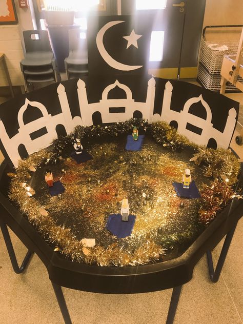 Eid Tuff Tray Ideas, Eid Activities For Toddlers, Reggio Activities, Eid Activities, Islamic Crafts, Senior Board, Eid Celebrations, Eid Ideas, Reception Classroom