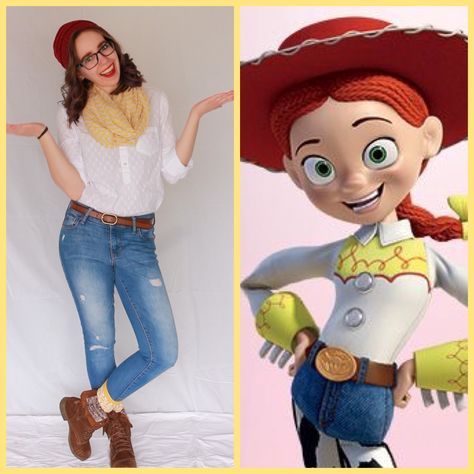 Jessie Disneybound Toy Story Jessie Disneybound, Jesse Disneybound, Jessie Disneybound, Easy Disney Costumes, Halloween Fundraiser, Walt Disney World Outfits, Jessie Disney, Disneyland Fashion, Hollywood Studios Outfit