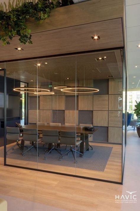 Conference Room Interior Design, Conference Room Interior, Glass Conference Room, Modern Office Design Inspiration, Meeting Room Design Office, Small Office Design Interior, Meeting Room Design, Corporate Interior Design, Industrial Office Design