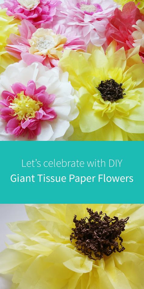 the creative bag blog: Let's Celebrate with DIY Giant Tissue Paper Flowers Snowflake Cutouts Patterns, Giant Tissue Paper Flowers, Paper Flowers Origami, Tissue Paper Flowers Easy, Flowers Origami, Peonies Watercolor, Flower Petal Template, Flowers Creative, Paper Flowers Diy Easy