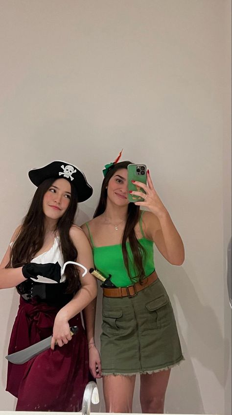 Peter Pan Costume Women, Captain Hook And Peter Pan Costume, Peter Pan Fantasia, Peter Pan And Captain Hook Costumes, Womens Captain Hook Costume, Peter Pan Costume For Women, Peter Pan Group Costume, Captain Hook And Peter Pan, Captain Hook Halloween