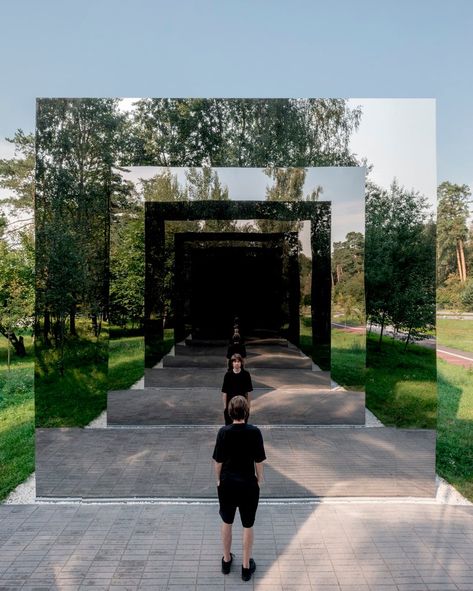 Kazimir Malevich, Mirror Installation, 3d Studio, Production Design, Sculpture Park, Built Environment, Abstract Sculpture, Black Square, Public Art