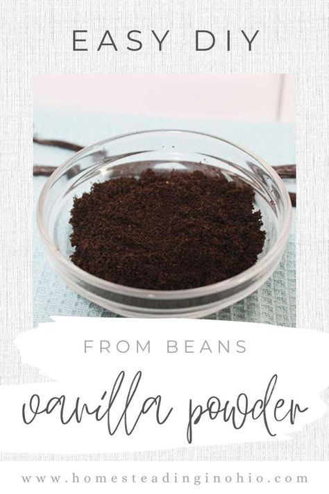 Substitute For Vanilla Extract, Iced Vanilla Latte Recipe, Vanilla Bean Recipes, Diy Vanilla, Vanilla Bean Frosting, Make Vanilla Extract, Vanilla Extract Recipe, Vanilla Powder, Vanilla Bean Powder