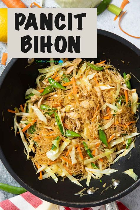 Pancit Easy Recipe, Philippine Noodles Recipes, Pancit Canton Bihon Recipe Filipino, Filipino Pancit Bihon Recipe, Authentic Pancit Bihon Recipe Filipino, Beef Pancit Recipe Filipino, Vegetable Pancit Recipe Filipino, Vegan Pancit Recipe Filipino, Philippine Pancit Recipe