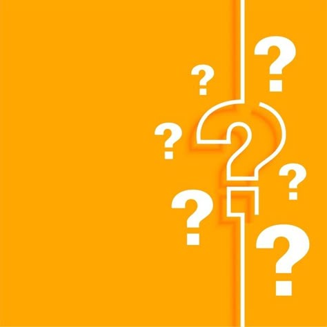 Orange question mark background with tex... | Free Vector #Freepik #freevector #abstract #puzzle #question #help Quiz Background Templates, Quiz Template Design, Question Mark Design, Question Photo, Question Design, Orange Template, Question Mark Background, Questions Design, Quiz Template