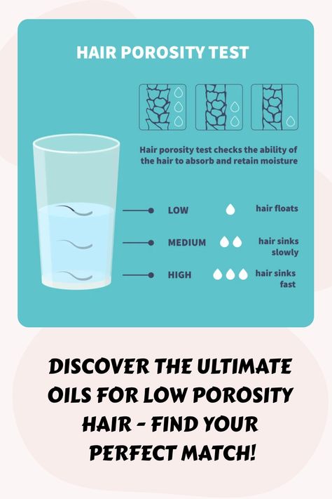 Discover the Ultimate Oils for Low Porosity Hair - Find Your Perfect Match! Oils For Low Porosity Hair, Hair Porosity Test, Natural Deep Conditioner, Low Porosity Natural Hair, Low Porosity Hair, Porous Hair, High Porosity Hair, Hair Test, Low Porosity