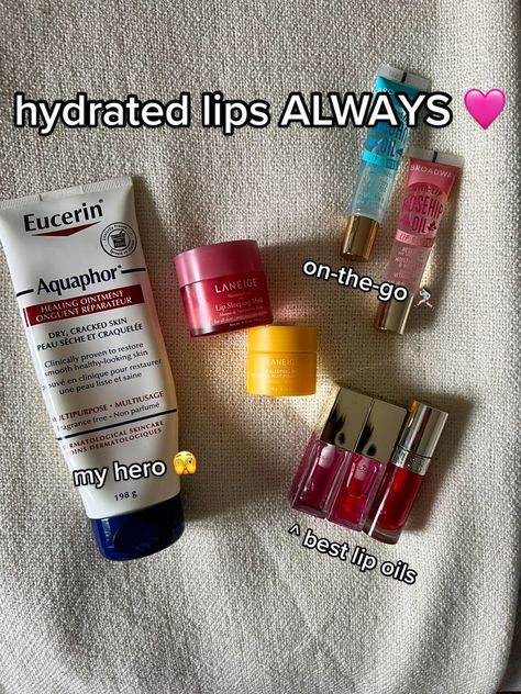 ˚୨୧⋆ @bella2angel Lip Care Tips, Hydrated Lips, Lip Care Routine, Body Hygiene, Shower Skin Care, Perfect Skin Care Routine, Healthy Skin Tips, Pretty Skin Care, Skin Care Items