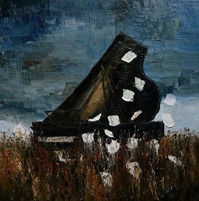 Series of oil paintings "Preludes of Chopin" Pallette Knife Painting, Dark Academia Art, Piano Art, Marine Painting, Jazz Art, Music Artwork, Artist Aesthetic, Art Appreciation, Romantic Art