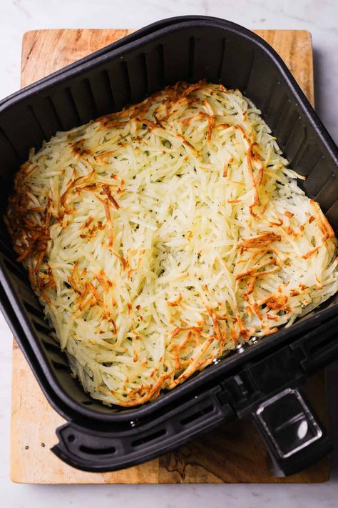 Fresh Hashbrowns, Simply Potatoes Recipes, Fried Shredded Potatoes, Power Air Fryer Recipes, Frozen Hash Browns, Homemade Hashbrowns, Air Fryer Recipes Appetizers, Simply Potatoes, Breakfast Sides Dishes