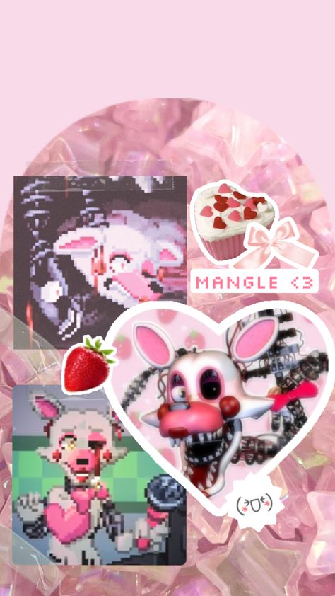 #fnaf #manglefnaf #mangle #pink #coquette #aesthetic #wallpaper #cute Pink Coquette Aesthetic Wallpaper, Coquette Aesthetic Wallpaper, Cute Shuffles, Fnaf Mangle, Pink Coquette Aesthetic, Foxy And Mangle, Silly Puppets, Funtime Foxy, Fnaf Wallpapers