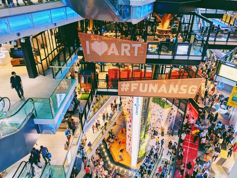 Funan Mall, Junction City, Water Playground, Japanese Lifestyle, Digital Light, Climbing Wall, Retail Outlet, Shopping Malls, Urban Farming