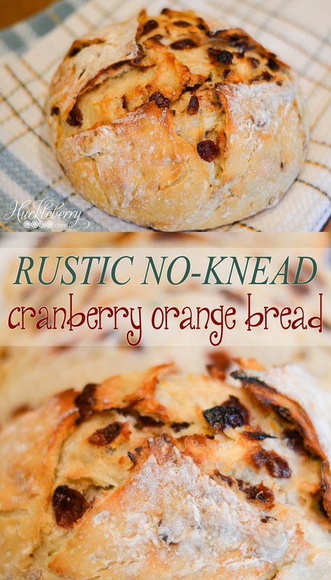 Rustic Bread Recipe, Protein Sandwich, Orange Bread, Overnight Recipes, Cranberry Orange Bread, A Loaf Of Bread, Dutch Oven Bread, Knead Bread Recipe, Cinnamon Syrup