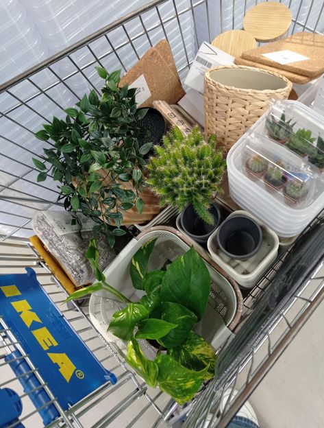 Aesthetic Ikea Finds, Ikea Aesthetic Store, Ikea Shopping Aesthetic, Ikea Aesthetic, January Aesthetic, Simple Boho Style, Ikea Plants, Boho Style Interior, Aesthetic Shopping