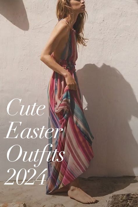 2024 Easter outfits for women that are suitable for a casual or more elegant event for Easter. 2024 Easter Outfit, Women’s Easter Outfit Ideas, Easter Dress For Women Church 2024, Easter Outfit 2024, Easter Outfits For Women 2024, Easter Outfit Women 2024, 2024 Easter Trends, Easter Dress 2024, Easter 2024 Outfits