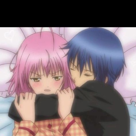 Amu: pervert....  Ikuto: you smell good :3 Me: why thank you ikuto. Shugo Chara, White Day, Anime Love Couple, Cute Anime Couples, Magical Girl, Anime Love, Anime Images, Aesthetic Anime, Manga Anime