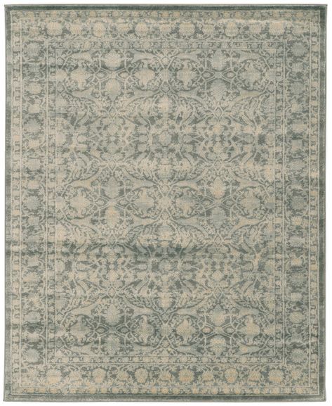 KM Home CLOSEOUT! 3564/0052/GREEN Cantu Green 7'10" x 10'6" Area Rug & Reviews - Furniture - Macy's Sage Green Rug, Green Area Rug, Vintage Area Rug, Beauty Gift Sets, Outdoor Lounge Furniture, Green Area Rugs, Green Tones, Vintage Area Rugs, Modern Pattern