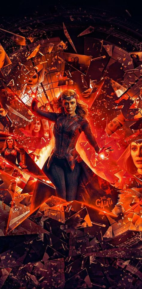 Scarlet Marvel, Wanda Maximoff Wallpaper, Olsen Scarlet Witch, Scarlet Witch Comic, Witch Powers, Witch Wallpaper, Marvel Background, Karakter Marvel, Elizabeth Olsen Scarlet Witch