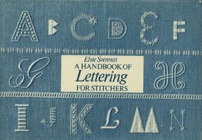 Handbook of lettering Alphabets Fonts, Needlepoint Monogram, Needlepoint Stitch, Embroidery Letters, Free Lettering, Book Worm, Embroidery Techniques, Easy Diy Crafts, Letter Patterns