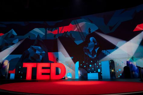 Ted Conference Design, Tedx Talks Poster, Ted X Stage, Tedx Stage Design Ideas, Tedx Decoration Ideas, Session 9, Corporate Event Design, Old Mirrors, Stage Background