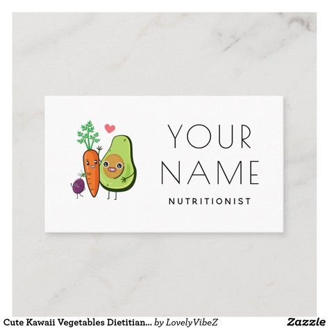 Nutritionist Business Cards, Kawaii Vegetables, Food Business Card, How To Make Invitations, Menu Card Design, Food Business, Elegant Business Cards, Visiting Cards, Professional Business Cards