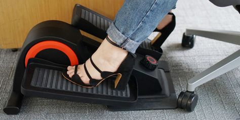 The Cubii Under-Desk Elliptical Helped Me Get a Daily Workout In Without Leaving My Desk Desk Exercise Equipment, Under Desk Elliptical, Cubii Workout, Burn 200 Calories, Office Health, Desk Workout, Equipment Workout, Elliptical Machine, Fat Burners