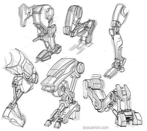 Robotic Arms, Robot Design Sketch, Robot Sketch, Robot Parts, Some Sketches, Arte Robot, Arte Cyberpunk, Poses References, Robot Design