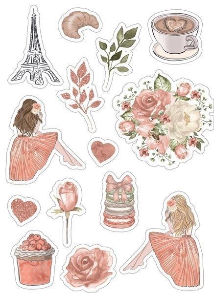 Sticker Printable, Rasy Koni, Homemade Stickers, Kartu Valentine, Siluete Umane, Stickers Kawaii, Tumblr Stickers, Scrapbook Stickers Printable, Seni Origami