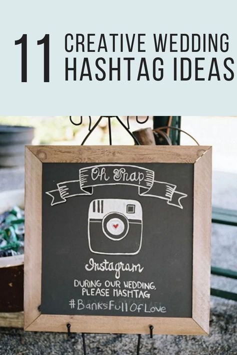 11 Creative Wedding Hashtag Ideas | #weddingideas #weddinginspiration #weddingplanning #lgbtwedding #lgbtqwedding #equalitymindedwedding #weddingmagazine Coolest Wedding Ideas, Indian Wedding Hashtag Ideas, Wedding Hashtag Ideas Creative, Best Wedding Hashtags, Wedding Hashtag Ideas, Hashtag Ideas, Non Traditional Wedding Ring, Wedding Funny, Dresses Tulle