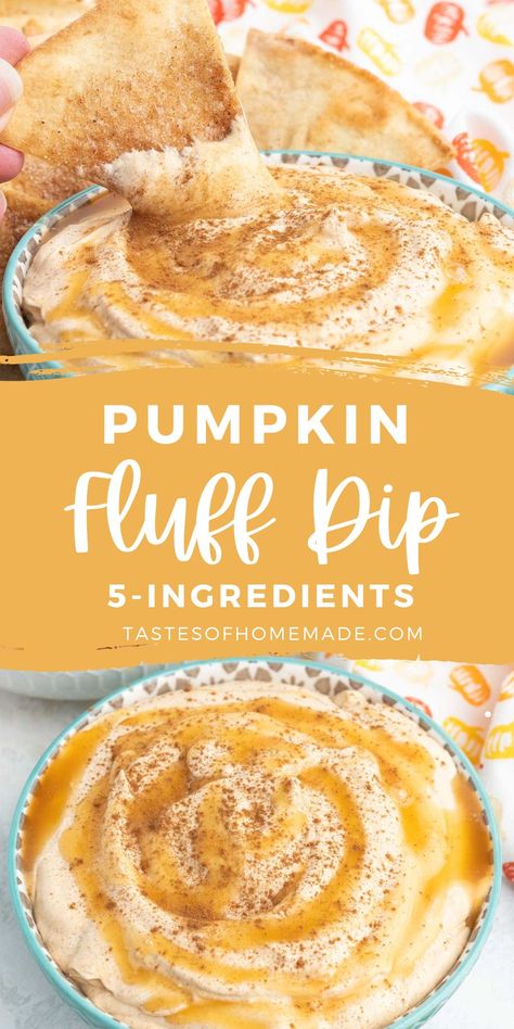 This sweet and creamy pumpkin fluff dip is the perfect treat for fall.  With the warm spices and the flavor of pumpkin pie, this dip is delicious with cookies, cinnamon chips, or fruit.  Serve it as a dessert or snack, or scoop it into tart shells.  There are so many ways to enjoy this tasty treat, and you will be making it again and again. Fluff Dip For Fruit, Pumpkin Fluff Dip Cool Whip, Keto Pumpkin Fluff, Pumpkin Fruit Dip, Sweet Dips For Parties, Thanksgiving Dips And Appetizers, Fall Dips And Appetizers, Pumpkin Dessert Dip, Fall Dips