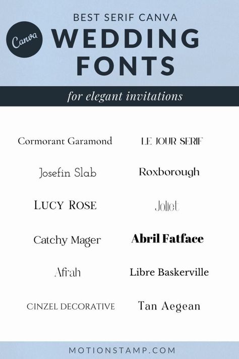 Download free fonts for commercial use. Browse thousands of free fonts to download from a unique collection of the best and new typefaces. Formal Fonts, Wedding Poster Design, Best Canva Fonts, Best Serif Fonts, 잡지 레이아웃, Wedding Invitation Fonts, Free Commercial Fonts, Trendy Fonts, Canva Fonts