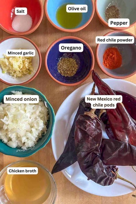 How To Make Authentic New Mexico Red Chile Sauce - Explore Cook Eat Authentic Enchilada Sauce Mexico, New Mexico Chili Recipes, New Mexico Red Chili Sauce, Chile Relleno Sauce, Red Chile Sauce Recipe, Chile Sauce Recipe, Authentic Enchilada Sauce, New Mexico Red Chile, New Mexico Chili