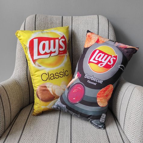 Lays Chips Pillow Toys,Cute Soft Stuffed Fabric,Funny Pillow For Cars,Chips Lovers,Kids Gift Room Decor,Children Birthday Gift ideas Fun Decorative Pillows, Weird Pillows, Hope Scope, Pop Pillow, Comfortable Decor, Funny Cushions, Funky Pillows, Fun Pillows, Lays Chips