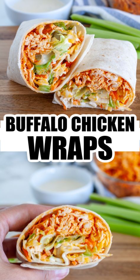 Tortilla wrap with chicken. Healthy Buffalo Chicken Wraps For Lunch, Buffalo Wraps Healthy, Homemade Buffalo Chicken Wraps, Buffalo Chicken Wrap Cheddars, Cold Buffalo Chicken Wrap, Buffalo Chicken Folded Wrap Weight Watchers, Macro Buffalo Chicken Wrap, Sabbath Lunch Ideas, Buffalo Chicken Wraps Meal Prep