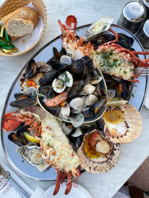 #seafood #seafood #lobster French Food Party, Fancy Seafood, Orthodox Fasting, Seafood Lobster, Seafood Plates, 2024 Travel, Food Party, Bastille Day, French Food