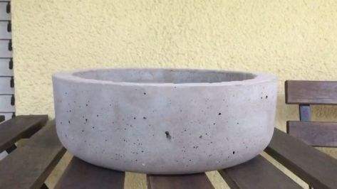 s 20 easy concrete projects that anyone can make, Super Easy Concrete Bowl Moss Bowls, Concrete Candle Holders Diy, Concrete Stool, Rustic Cake Stands, Tattoo Plant, Garden Spheres, Concrete Stepping Stones, Cement Molds, Concrete Casting